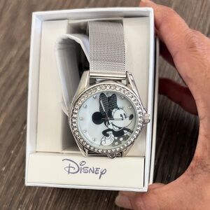 Disney Minnie Mouse Silver Tone Watch